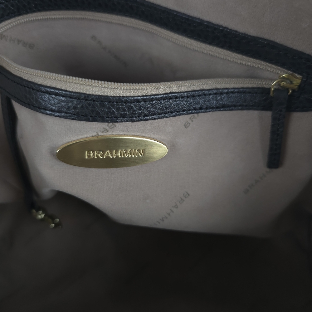 Brahmin Black Satchel Bag - Picture 5 of 15